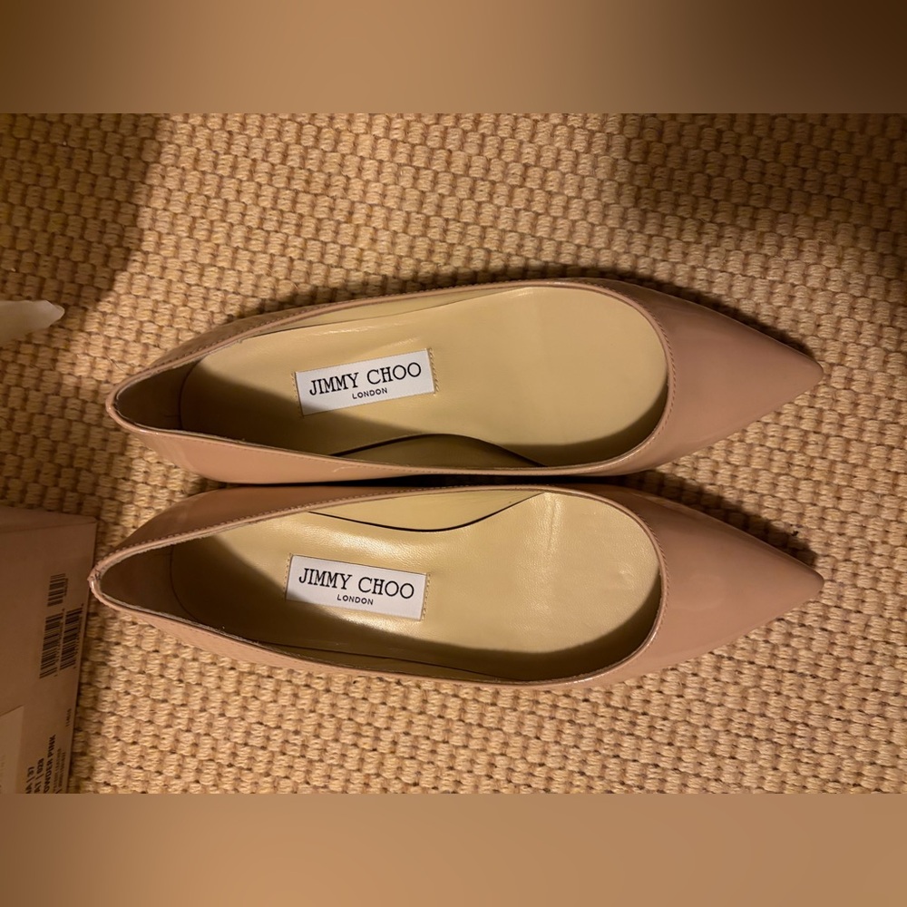 Jimmy Choo Women's Nude Flats
